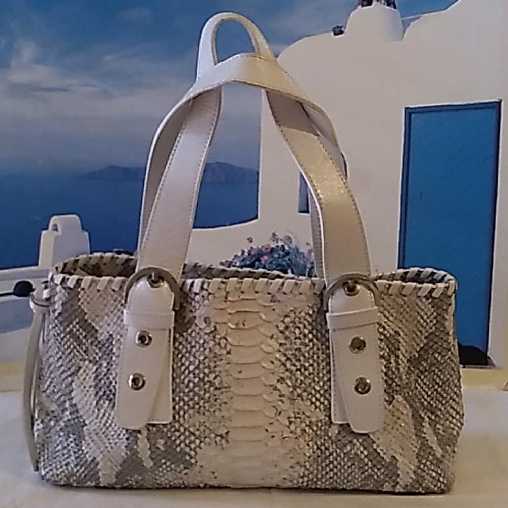 Roberta Gandolfi Python Snake Skin Bag - image 2